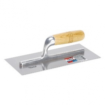 Llana canto recto 10 remaches mango de madera