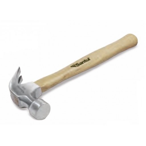 Martillo 20 oz uña curva mango de madera