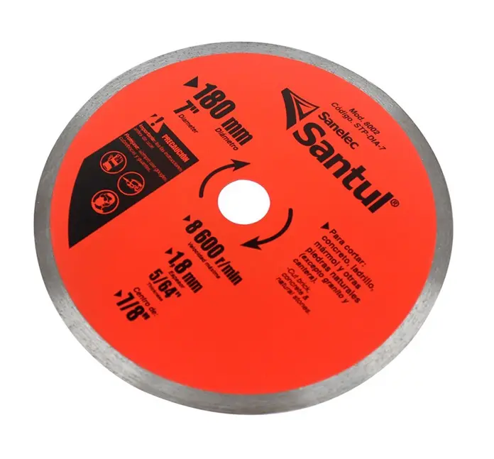 Disco de diamante 7 rin continuo