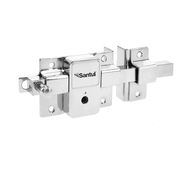 Cerradura de barra fija, llave tetra, derecha