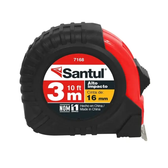 Flexómetro 3m x 16mm contra impacto