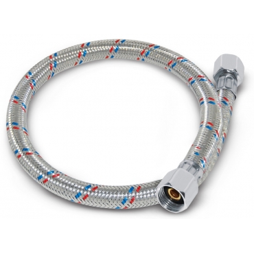 Manguera flexible para fregadero de 1/2 x 1/2 , 55 cm