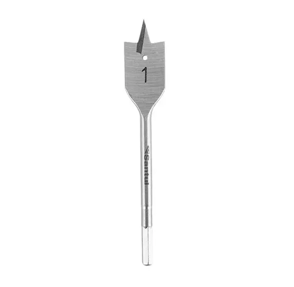 Broca plana o de manita 1 acero alto carbono