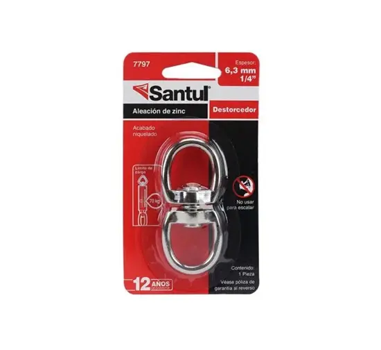 Destorcedor 1/4 de zinc