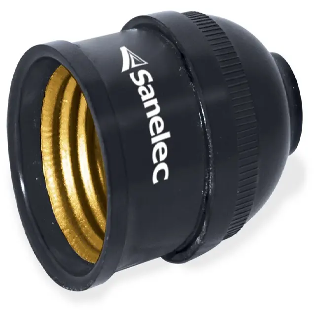 Portalámpara baquelita negra granel