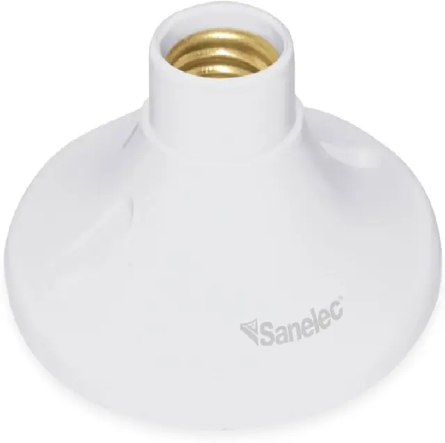 Portalámpara 4" baquelita para techo granel