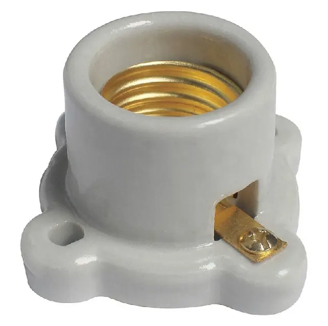 Portalámpara cuadrada cerámica granel