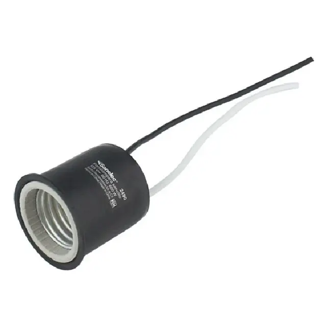 Portalámpara sencillo para exterior caucho, granel