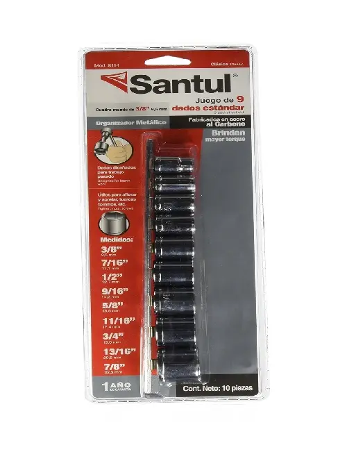 Dados juego de 9 pzs estándar