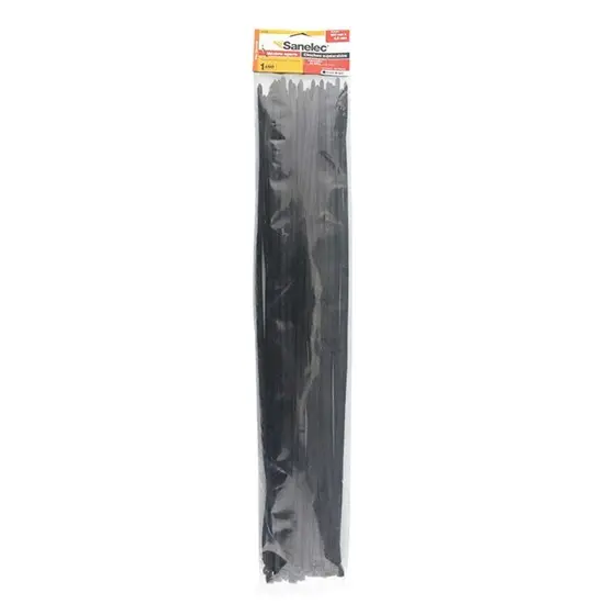 Cinchos plásticos 4.8 x 500 mm color negro 50 pz precio x bolsa