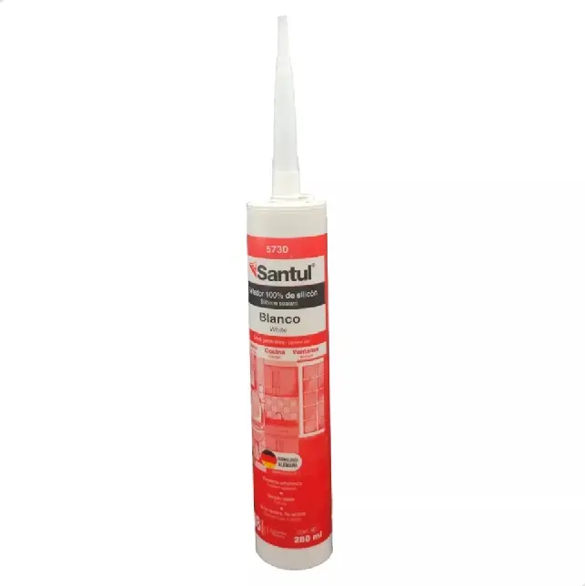 Sellador 100% silicón 280 ml color Blanco