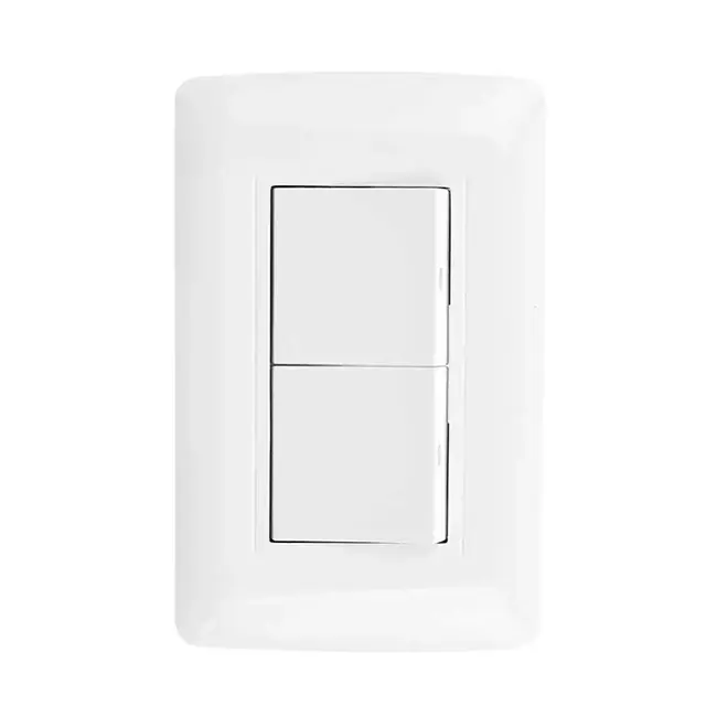 Placa Toscana apagador doble