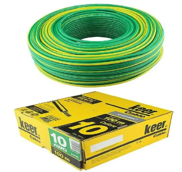 Cable THW cal 10 verde precio x metro