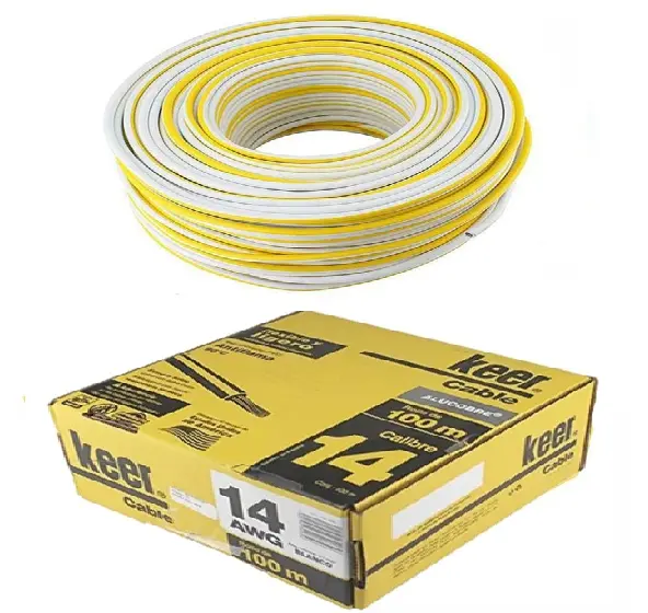 Cable THW cal 14 blanco precio x metro