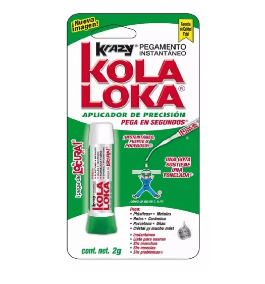 ADHESIVO INSTANTANEO USO GENERAL 02 GR (0.07 OZ ) (CLASICA)