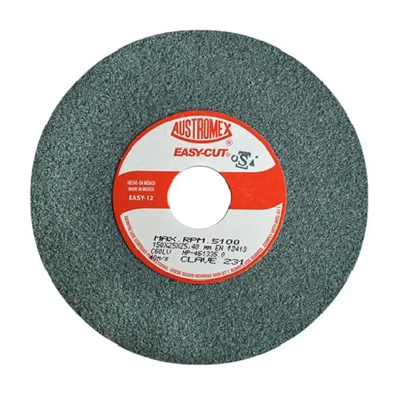 PIEDRA ABRASIVA T-1 6"X1"X1" G60 VERDE MEDIO ESMERILAR-RECTIFICAR-AFILAR C.TUNGS