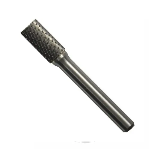 LIMA ROTATIVA SA-3 D/C CILINDRICA C/CORTE FRONTAL PUNTA PLANA 3/8"X3/4"1/4" C/TUNGSTENO