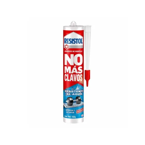 PEGAMENTO DE CONTACTO MONTAJE INSTANTANEO 450 GR (15.87 OZ) RESISTENTE AL AGUA (NO MAS CLAVOS)