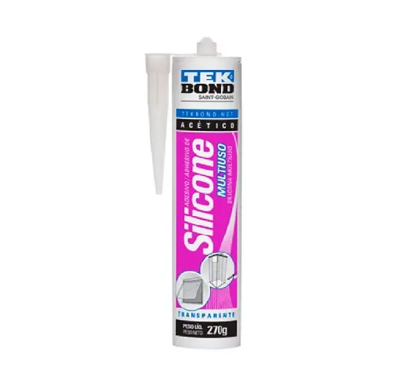 SILICON MULTIUSOS TEKBOND TRANSPARENTE 270 GR