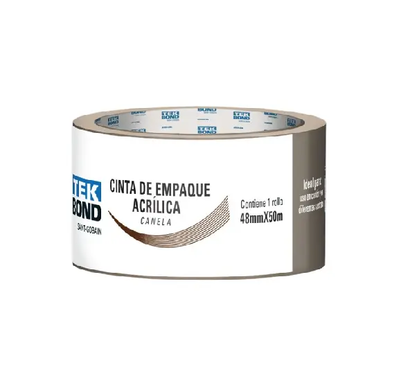 CINTA EMPAQUE TEKBOND 48MMX150M CANELA