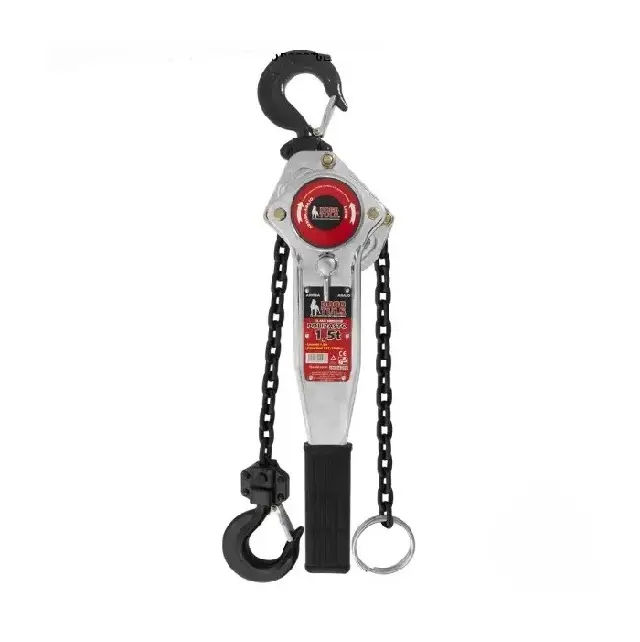 POLIPASTO PALANCA 1.5T X 1.5MT CROMADO