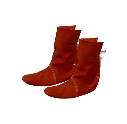 POLAINA DE CARNAZA CON 4 CORREAS  2PZAS