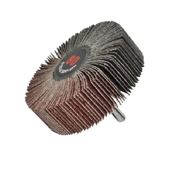 RUEDA FLAP 3"X1"X1/4" G40 C/VASTAGO (X-88)