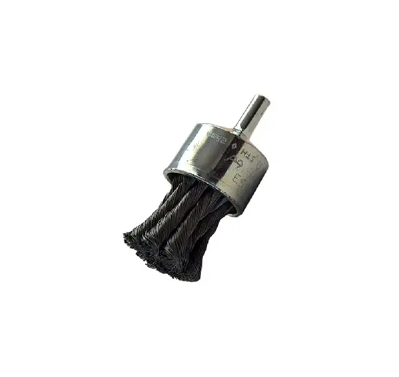 CARDA BROCHA ALAMBRE TRENZADO 1.1/8"X0.020X1/4" ACERO AL CARBON CON VASTAGO CHIP-CUT