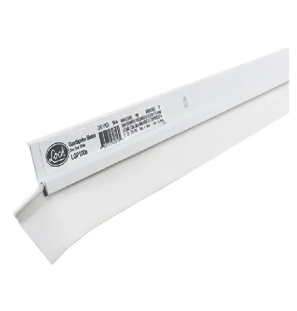 GUARDAPOLVOS 1MT DE ALUMINIO PARA TODO TIPO DE PUERTAS COLOR BLANCO