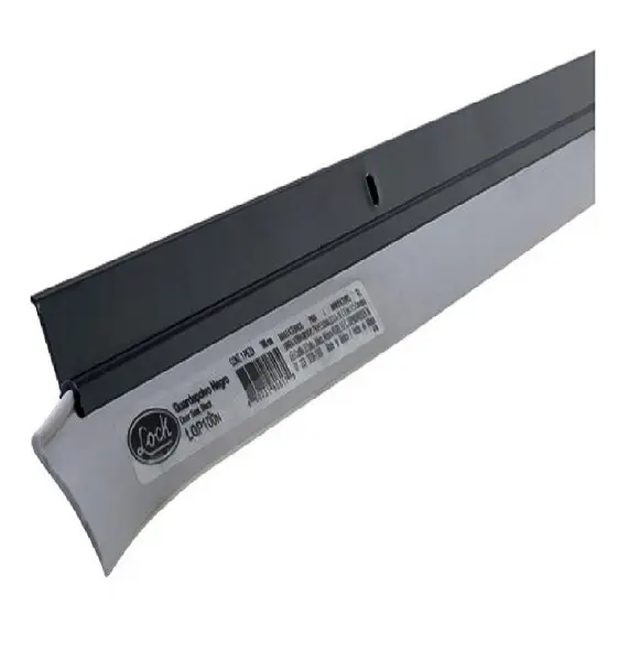 GUARDAPOLVOS 1MT DE ALUMINIO PARA TODO TIPO DE PUERTAS COLOR NEGRO