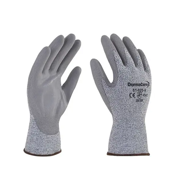 GUANTE ANTICORTE DE POLIETILENO CON PALMA DE POLIURETANO 6