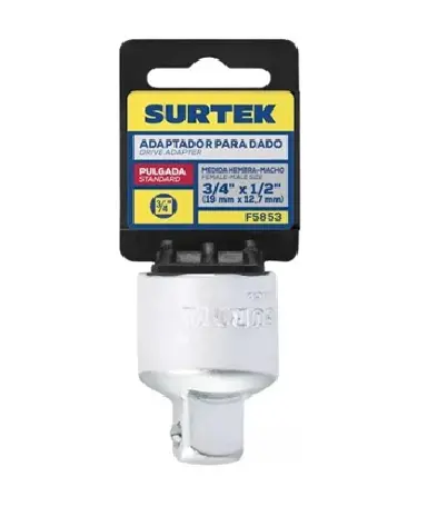 ADAPTADOR 3/4" HEMBRA A 1/2 MACHO P/DADO CUADRO 1/2"