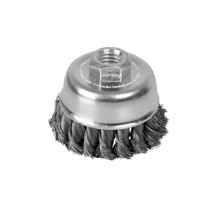 CARDA COPA ALAMBRE TRENZADO 3"X0.35MM 5/8"