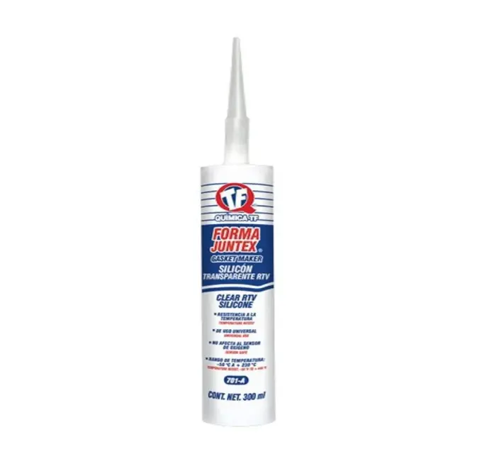 SILICON AUTOMOTRIZ RTV ALTA TEMPERATURA TRANSPARENTE 300ML