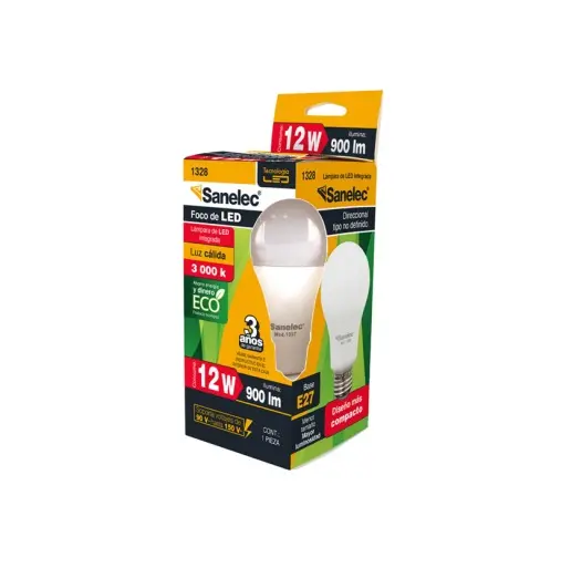 Foco led 12W 90-150V 3000K
