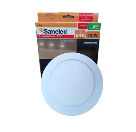 Lámpara circular 12W 24 leds luz cálida