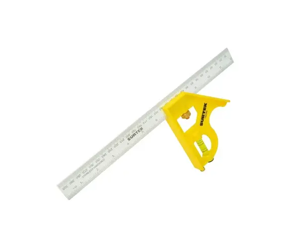 ESCUADRA DE COMBINACION 12 MANGO PLASTICO CON BLOCK