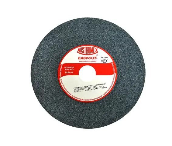 PIEDRA ABRASIVA T-1 8"X1"X1"G60 GRIS MEDIO USO GRAL-METAL-ESMERILAR-AFILAR-H.FORJ (EASY-CUT)