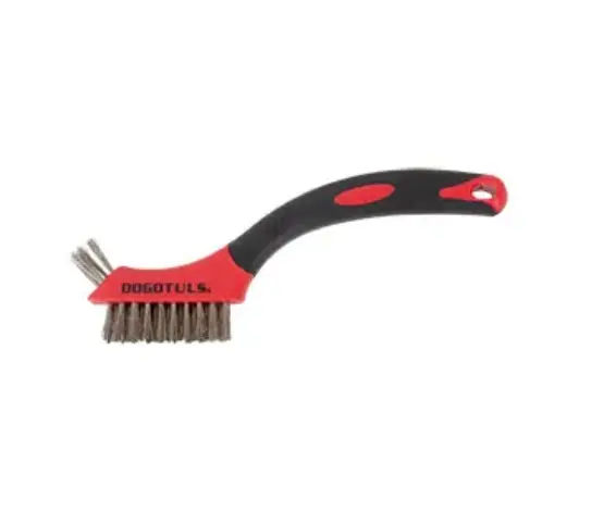 MINI CEPILLO PLASTICO 10X3 INOX FRONTAL