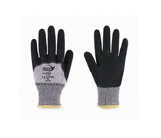 GUANTE ANTICORTE DE POLIETILENO CON NITRILO SOLIDO EN PALMA 8