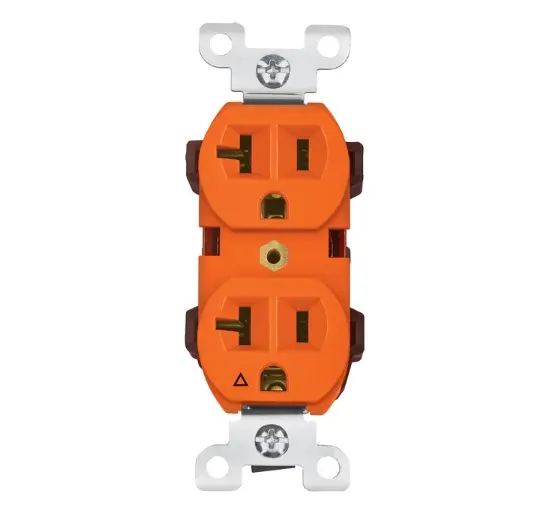 CONTACTO DUPLEX TIERRA AISLADA 20 A LINEA STANDARD