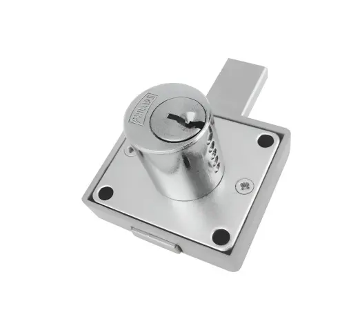 CERRADURA PARA MUEBLE, MODELO 250, CROMO