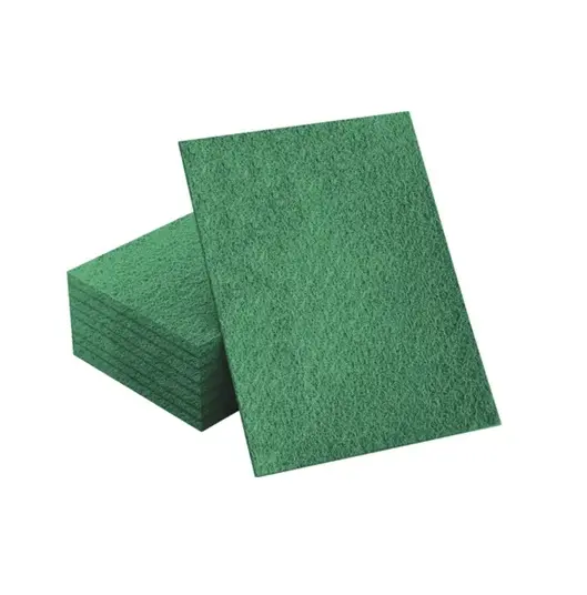 ALMOHADILLA DE FIBRA VERDE GRANO MEDIO 6"X9"X1/4" (152MMX229MMX6MM) (ECONOMICA)