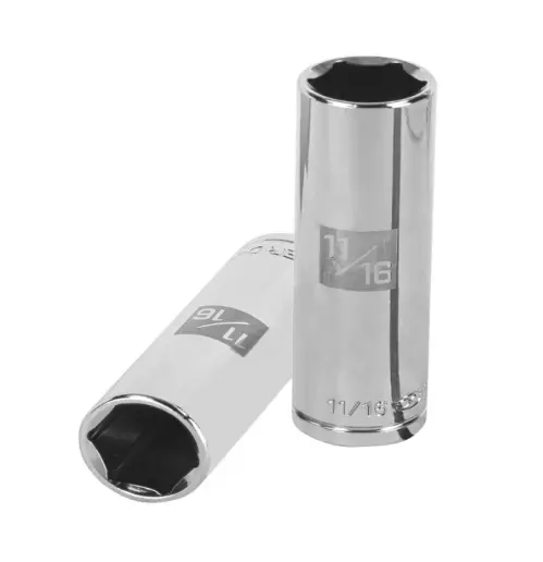 DADO LARGO CUADRO 1/2 DE 6 PUNTAS DE 11/16''