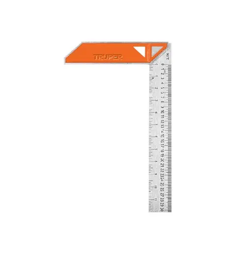 ESCUADRA PARA CARPINTERO, MANGO DE ALUMINIO, 12''