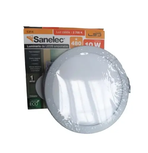 LUMINARIO AJUSTABLE CIRCULAR 10 W LUZ CALIDAD