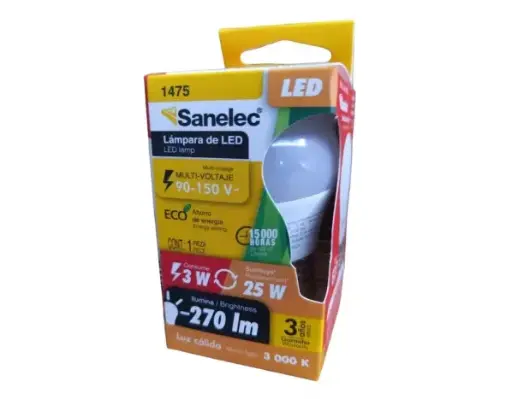 [1475 SE314758] Foco led 3w 90-150V 3000K