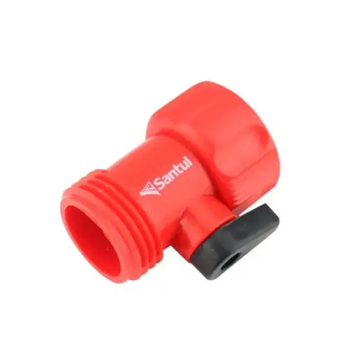 [7514 ST375148] Conector plástico c/llave de paso, entrada 3/4