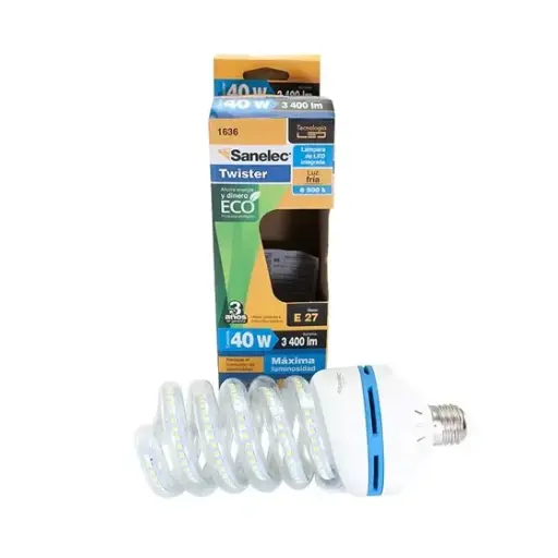 [1636 SE316363] Foco espiral Led 40W Luz Fría