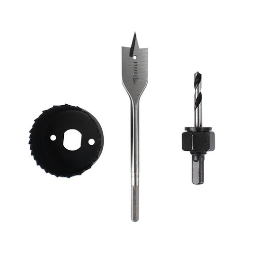 [8005 ST380050] Corta círculos para madera juego 3 pz